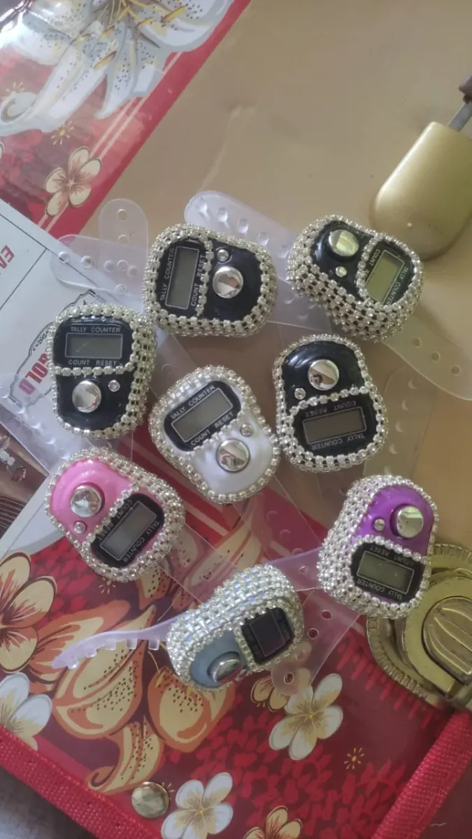 Assorted embellished counters