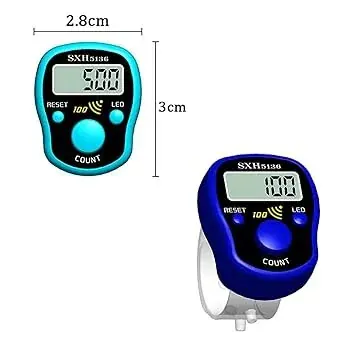Compact digital counter size reference