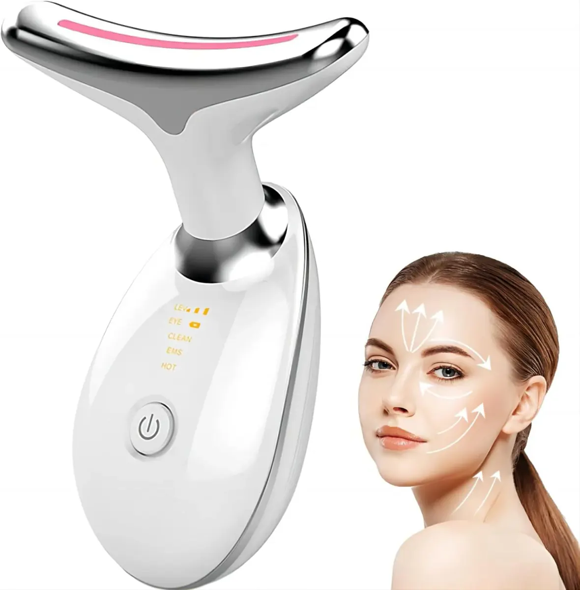 T-Shaped Facial & Neck Massager